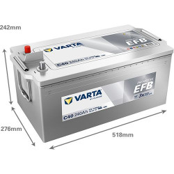 Aku VARTA C40 740500120 EFB