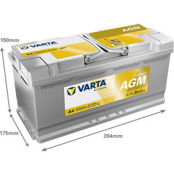 Aku VARTA A4 605901095 AGM