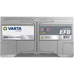 Аккумулятор VARTA N80 580500080