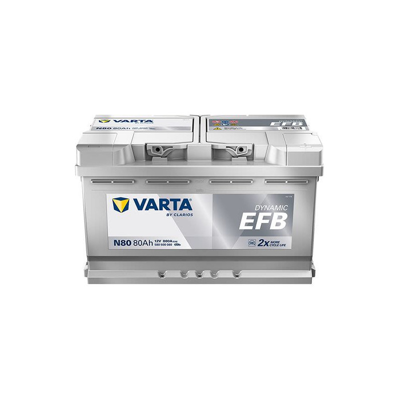 Аккумулятор VARTA N80 580500080