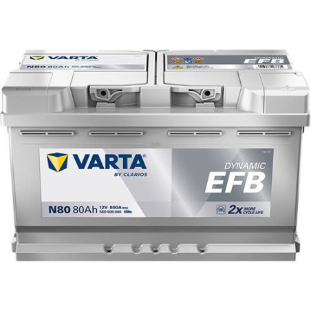 Аккумулятор VARTA N80 580500080