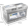 Аккумулятор VARTA N80 580500080