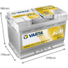 Аккумулятор VARTA LA70 840070076 AGM