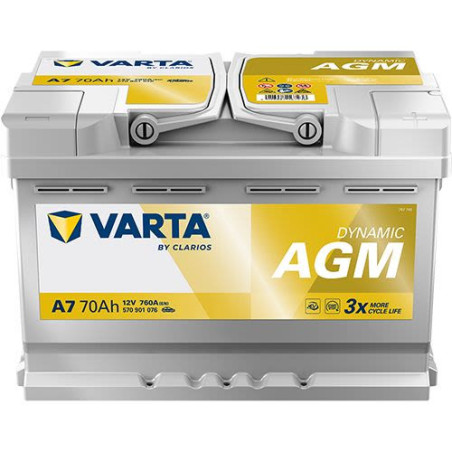 Battery VARTA A7 570901076 AGM