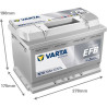 Battery VARTA N70 570500076