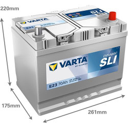 Аккумулятор VARTA E23 570412063