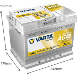 Аккумулятор VARTA LA60 840060068 AGM