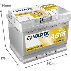 Аккумулятор VARTA A8 560901068 AGM