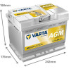 Аккумулятор VARTA A8 560901068 AGM