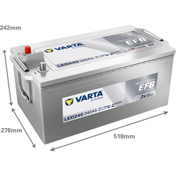 Aku VARTA LED240 930240120 EFB