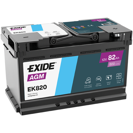 Battery EXIDE EK820 AGM