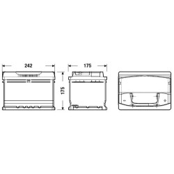 Aku EXIDE EA612