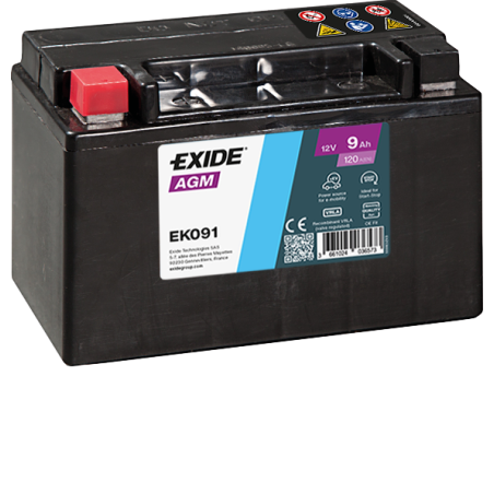 Battery EXIDE EK091