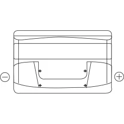 Battery EXIDE EB1000