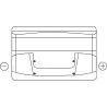Battery EXIDE EB1000