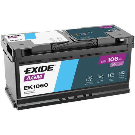 Aku EXIDE EK1060 AGM