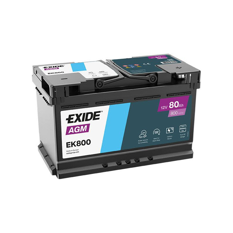Аккумулятор EXIDE EK800 AGM