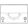 Аккумулятор EXIDE EB708