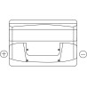 Battery EXIDE EB741