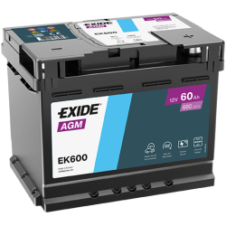 Aku EXIDE EK600 AGM