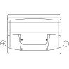 Battery EXIDE EB621