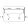Battery EXIDE EC542