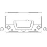 Аккумулятор EXIDE EB454