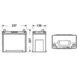 Battery EXIDE EA456