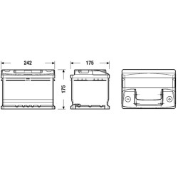 Battery EXIDE EC542