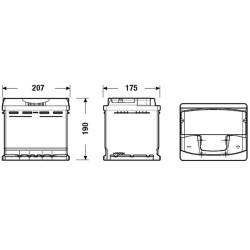 Battery EXIDE EA530