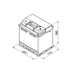 Battery BOSCH S5002