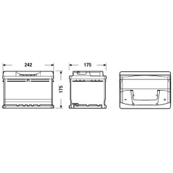 Аккумулятор EXIDE EB602