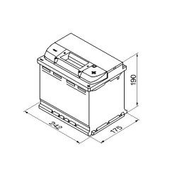 Battery BOSCH S4005