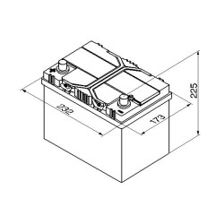 Battery BOSCH S4025