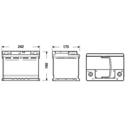 Аккумулятор EXIDE EL600