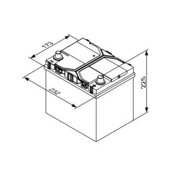 Battery BOSCH S4E40